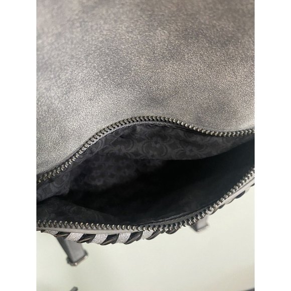 Charming Charlie Gun Metal Gray Small Mini Backpack - Picture 5 of 10